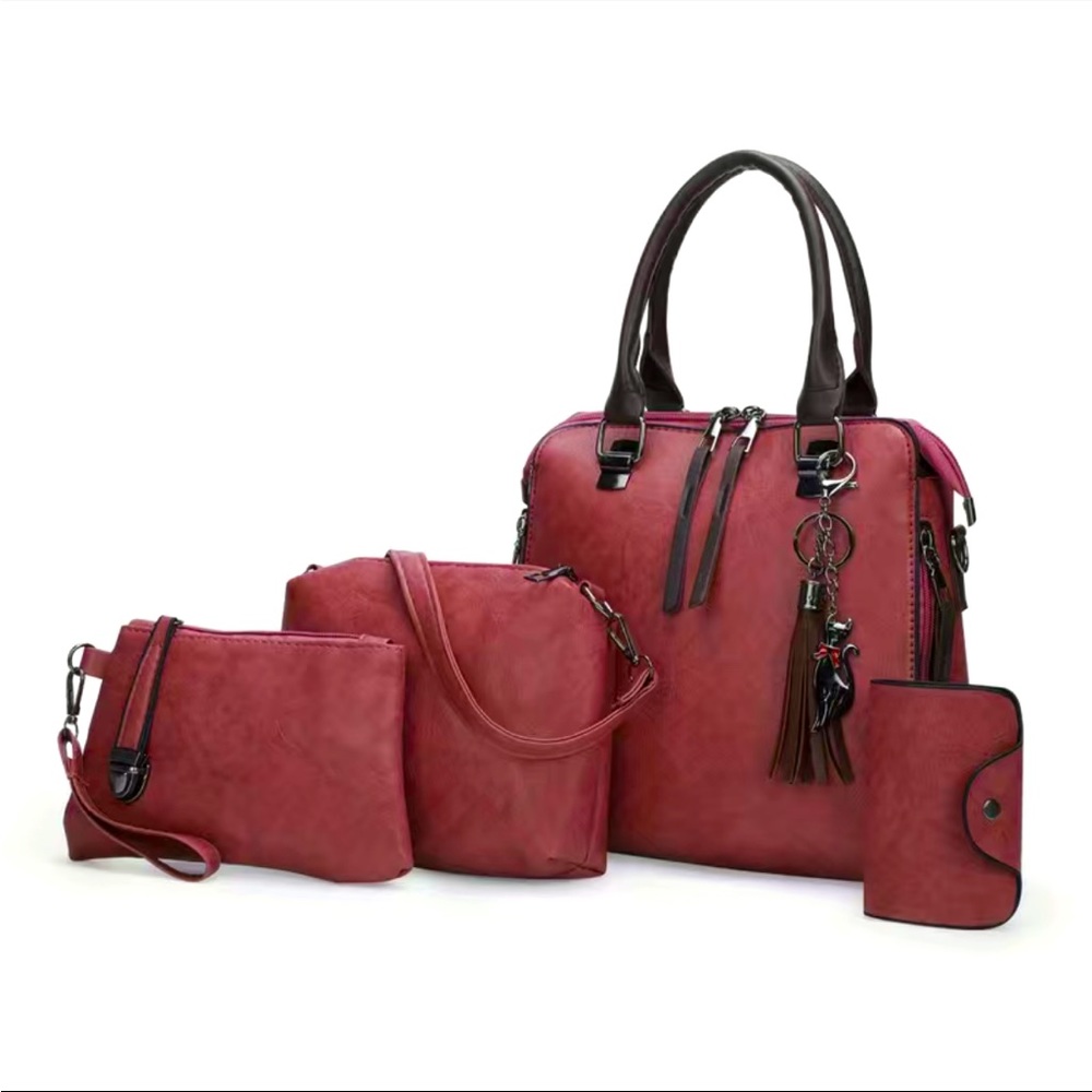 - NEW! 4pc Retro Fashion Handbags Set